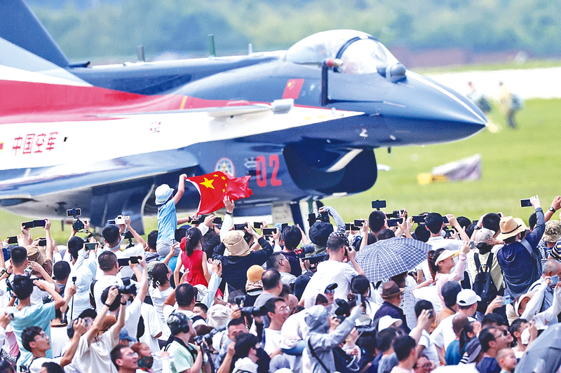 狗叼性爱内射系列视頻长春航空展迎来首个公众日